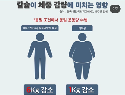 칼슘부족하면 절대로 살안빠진다.