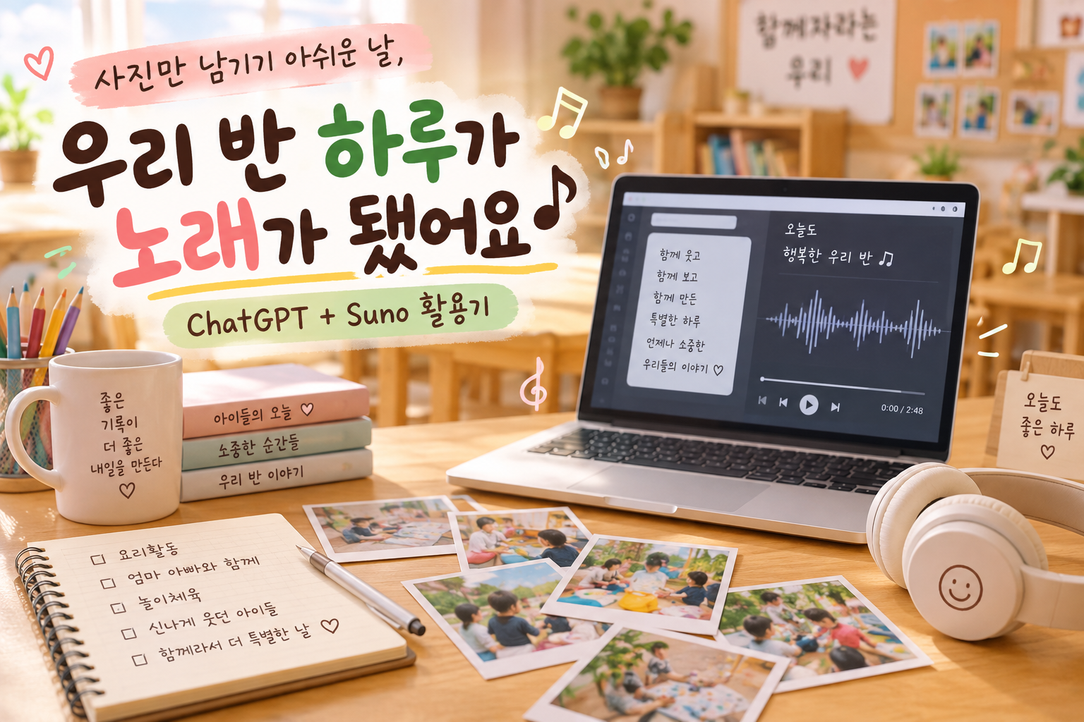 우리 반 하루가 노래가 됐어요