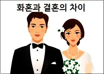 화혼과 결혼의 차이