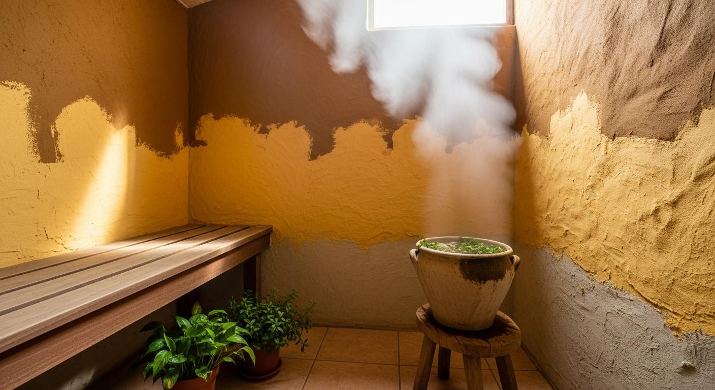 가정용 황토 찜질방 만들기