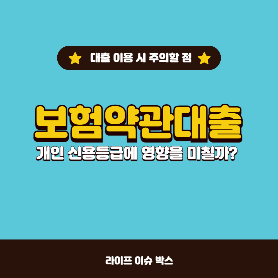 보험약관대출