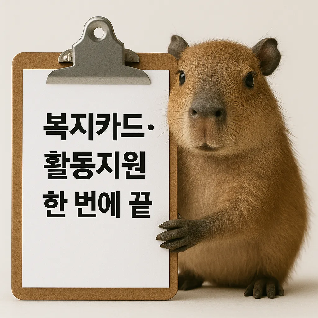 2025 장애인복지카드 발급, 활동지원급여 신청방법, 감면혜택 총정리