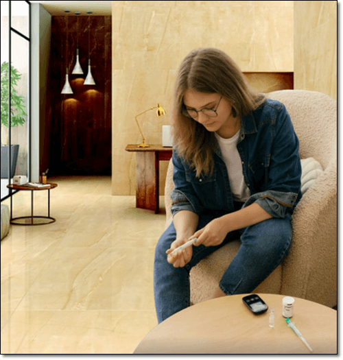 혈당이 높은 여성