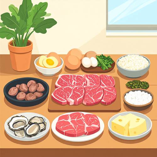 굴 &ndash; 최고의 아연 식품, 100g당 78mg 함유