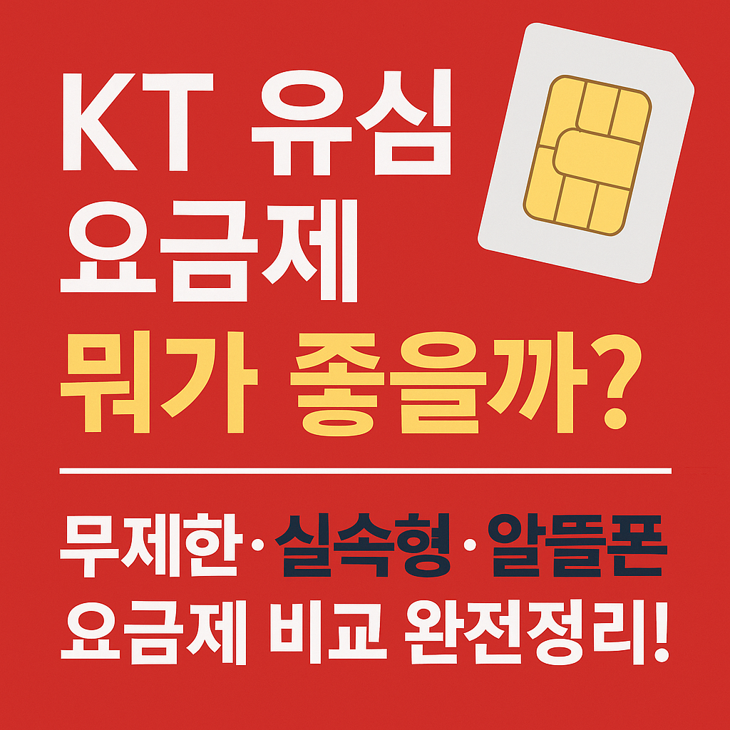 KT 유심 요금제