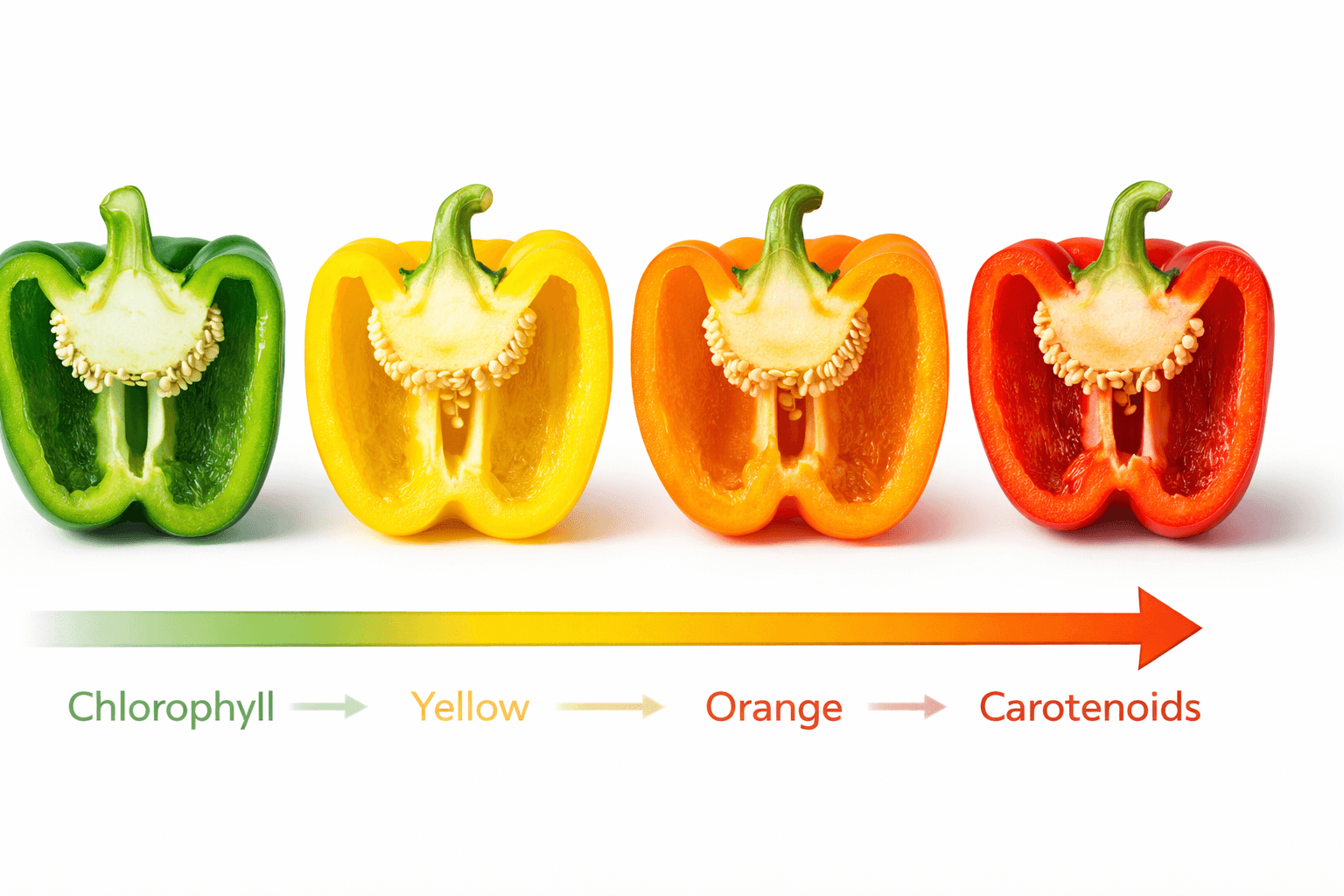 1. 색깔별 파프리카의 종류와 특징 분석