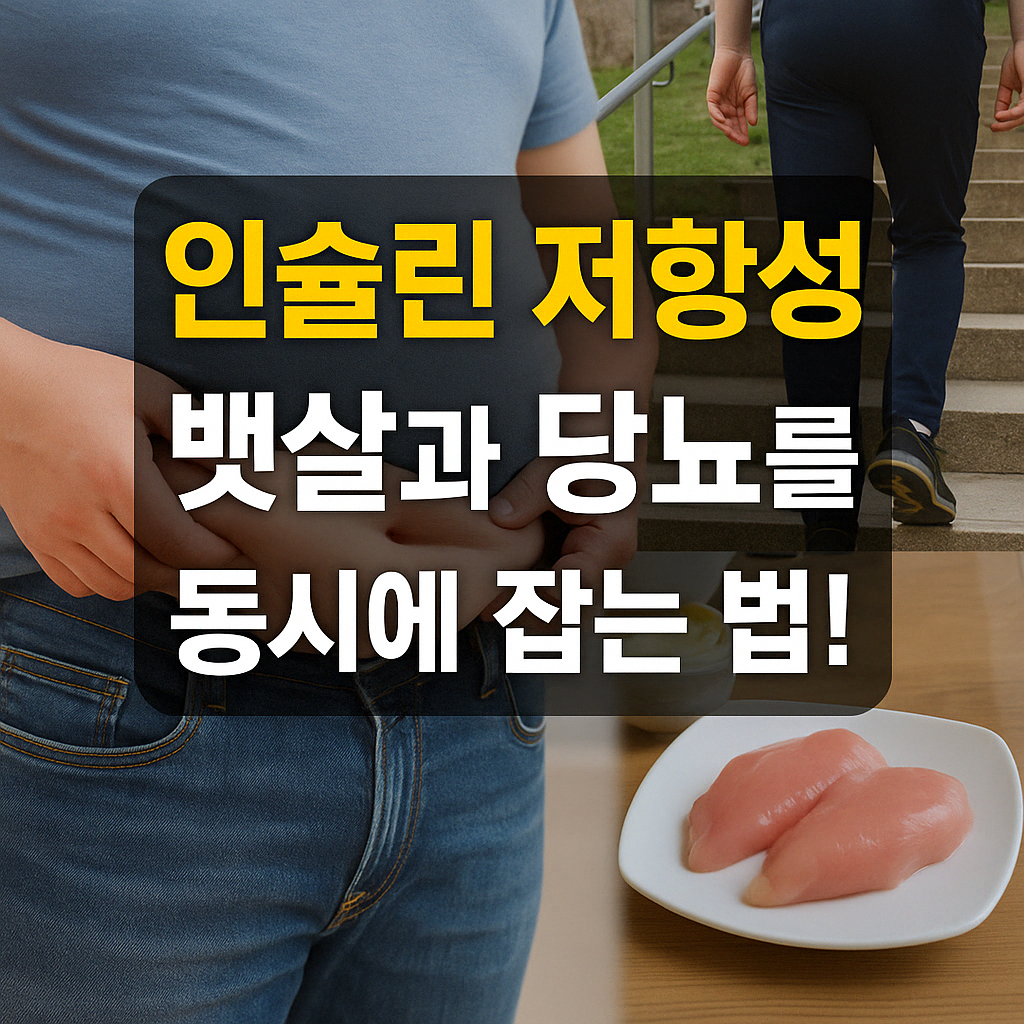 인슐린 저항성 해결법 뱃살과 당뇨를 잡는 간헐적 단식 비법