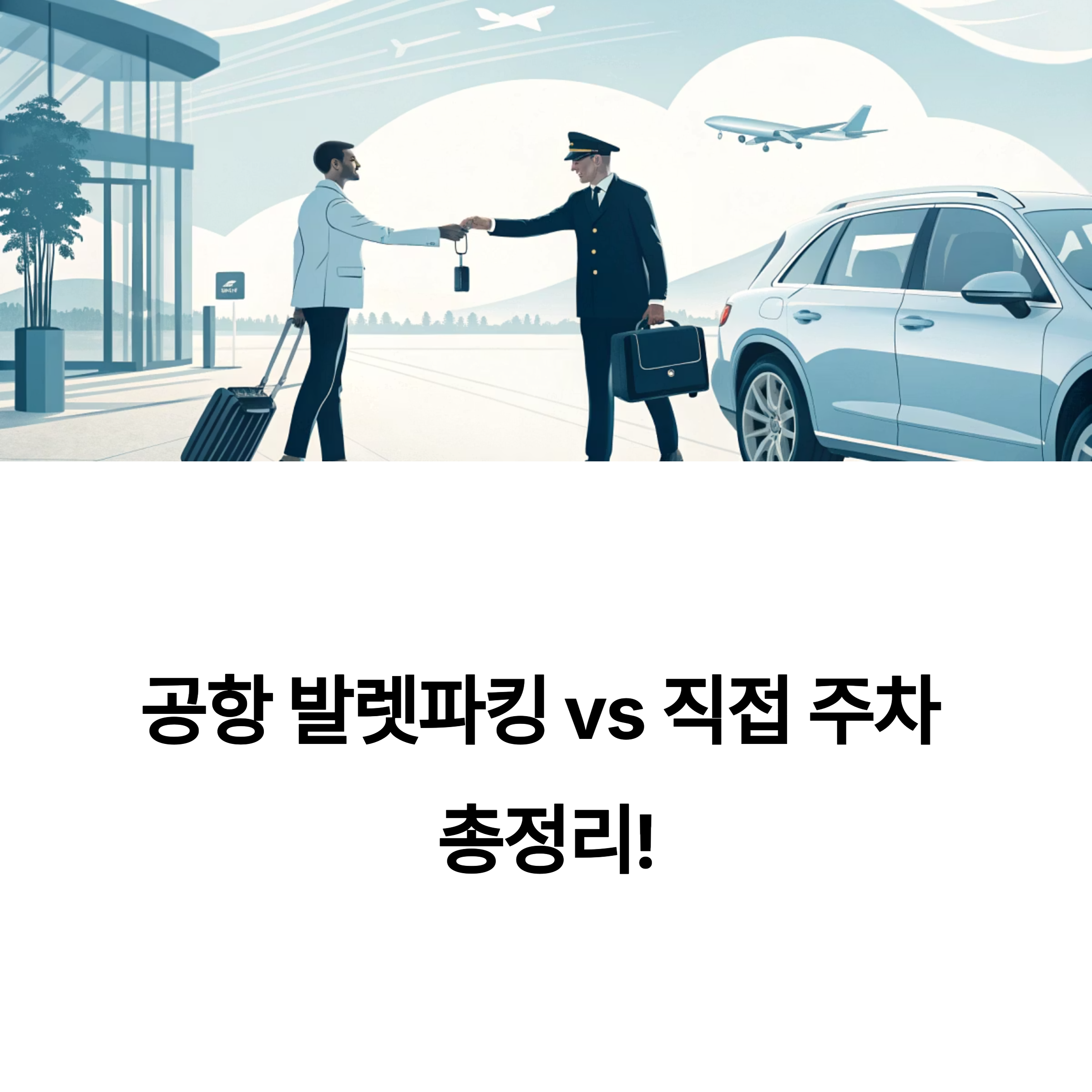 공항 발렛파킹 vs 직접 주차