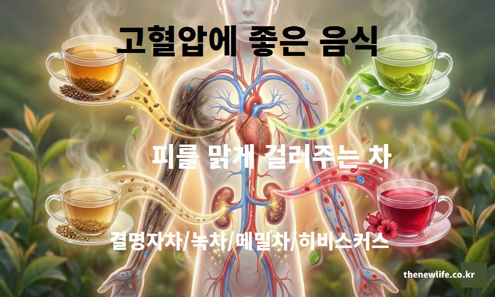 고혈압에 좋은 음식 차