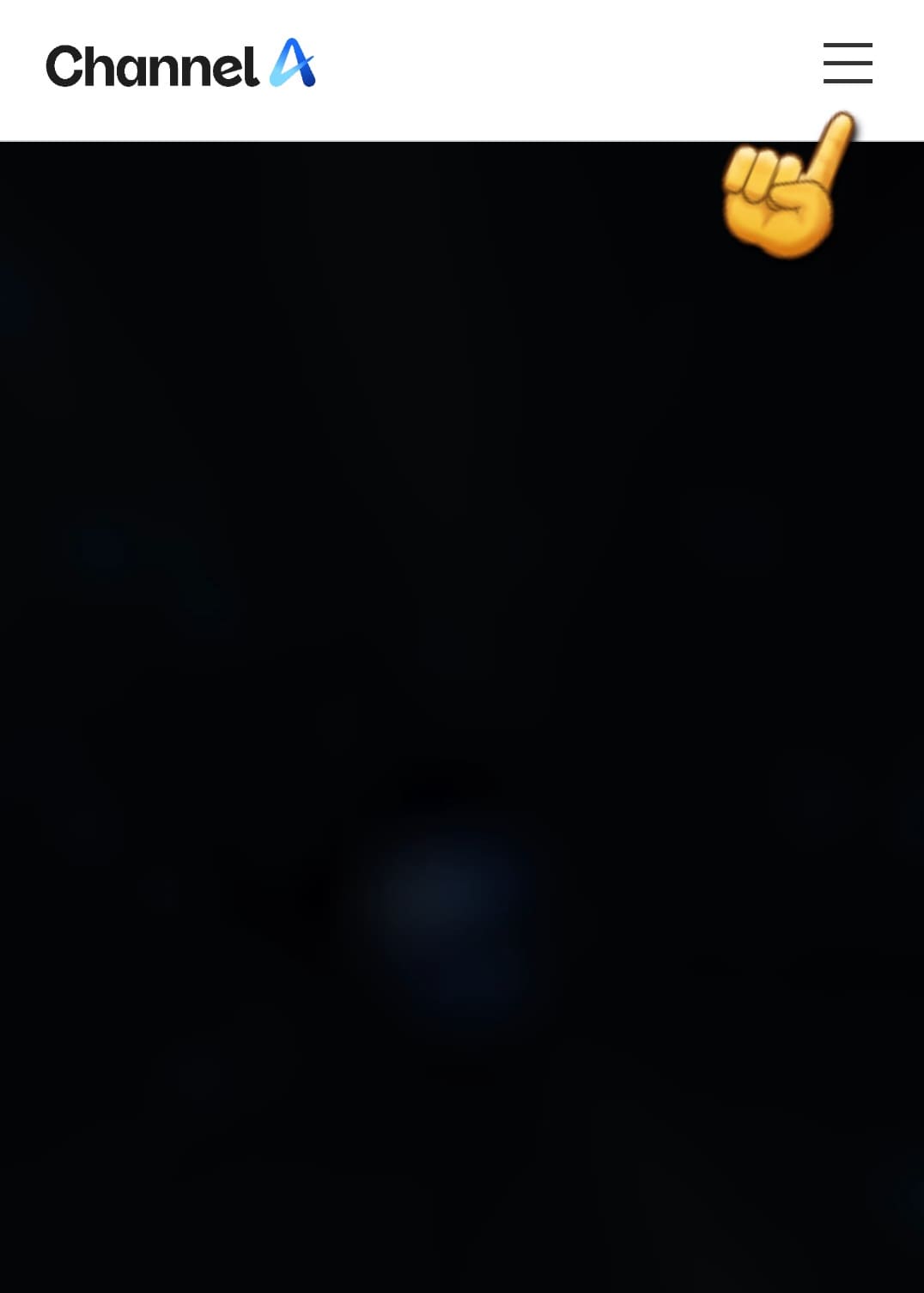 채널A-편성표-및-채널번호-쉽게-확인하는-방법-안내-오른쪽-상단에-위치한-三줄을-클릭합니다.