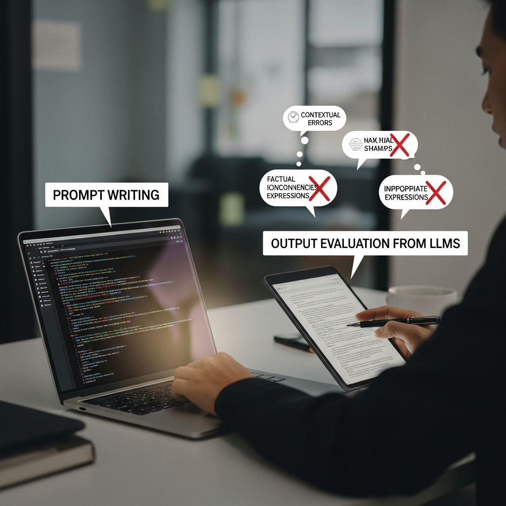 프롬프트 작성 및 결과 검수 능력