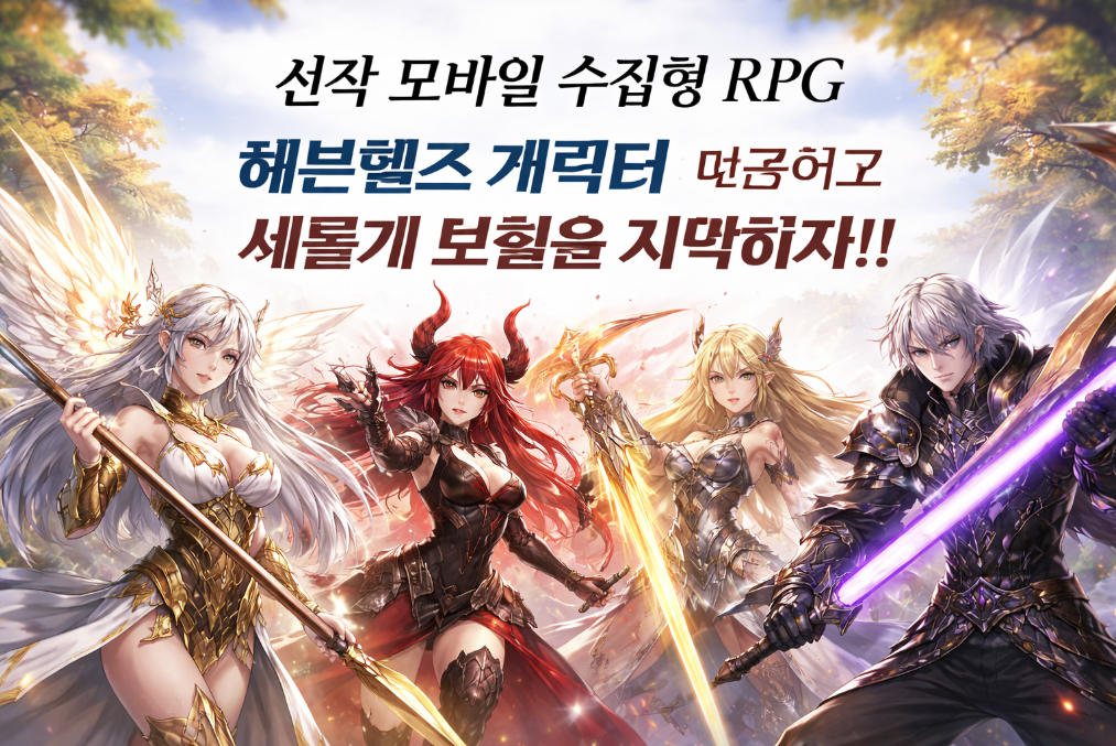 신작 모바일 수집형 RPG 헤븐헬즈 티어표로 최강 캐릭터 찾기