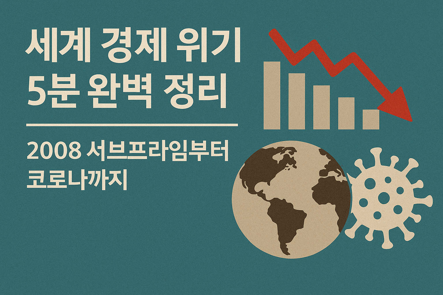 경제위기 서브프라임부터 코로나까지 관련 이미지