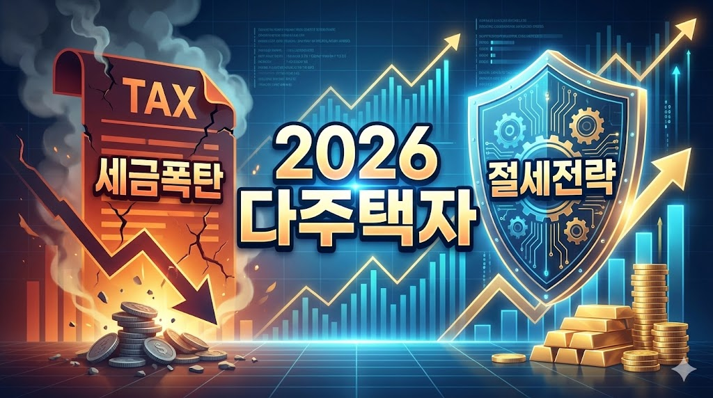 2026 다주택자 세금폭탄 vs 절세전략 인포그래픽