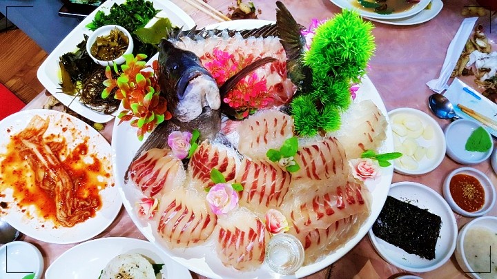 굿모닝 대한민국 라이브 잡이의 전설 활어 회 한상 경주 맛집