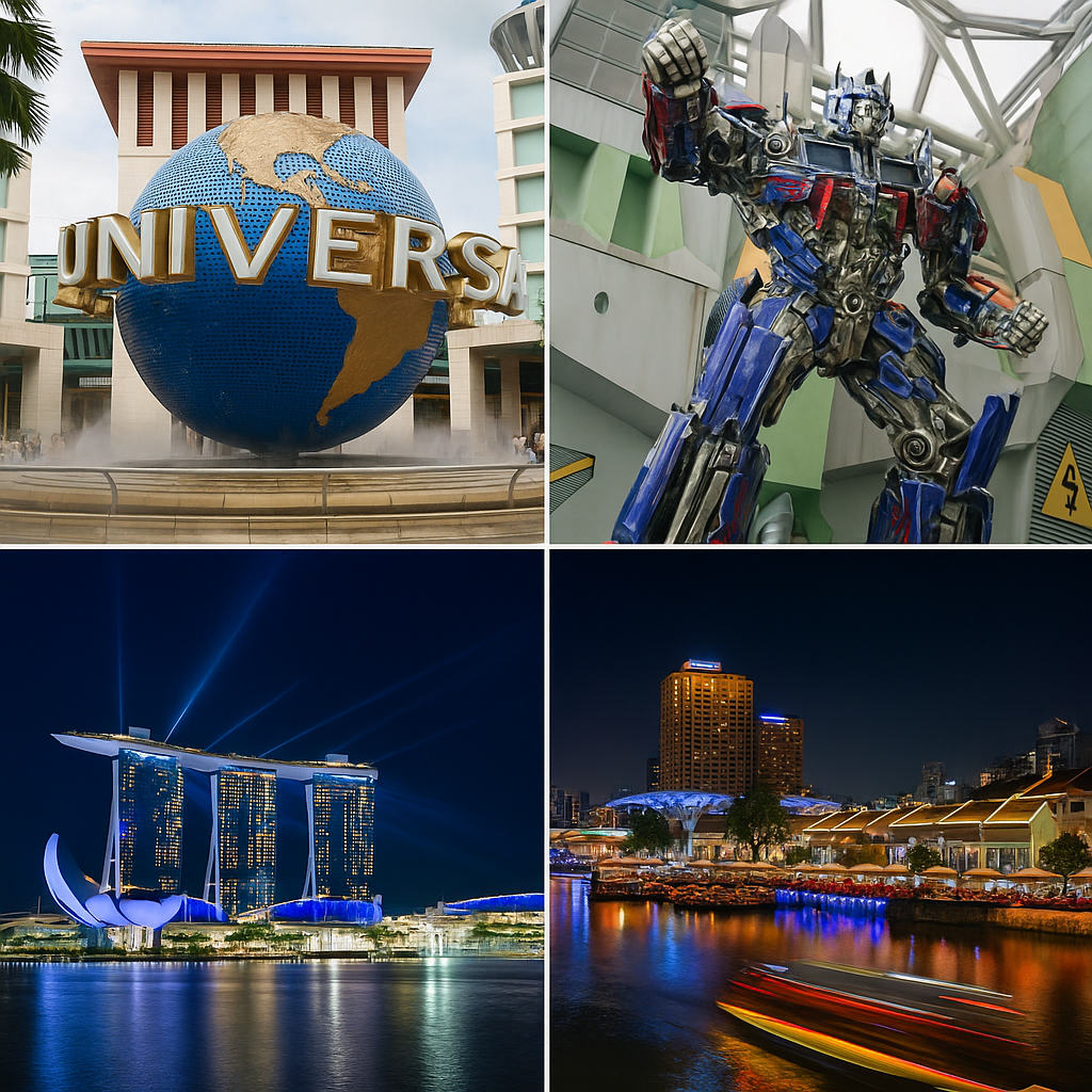 [싱가포르 필수 체험] 유니버셜 스튜디오와 야경 투어 완벽 가이드