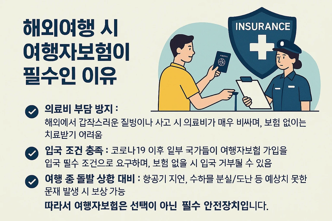 여행자보험이 꼭 필요한 이유