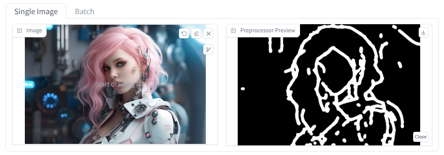 ControlNet - Scribble PidiNet 전처리기