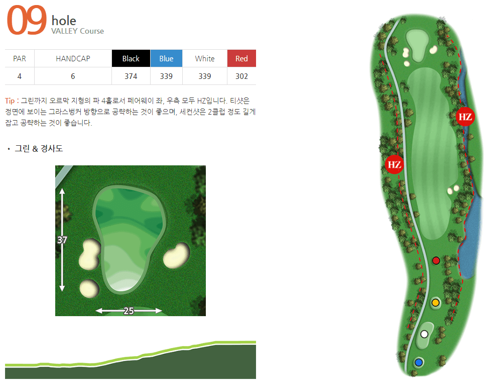프리스틴밸리 골프클럽 밸리코스 9