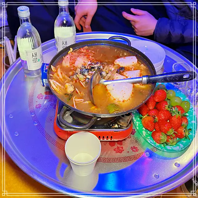한양대, 왕십리 맛집 레트로 감성 포차, 쥐포, 육전, 소시지 야채볶음