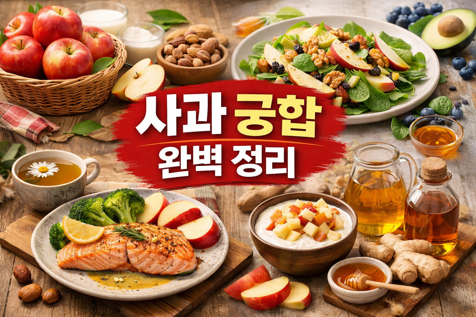 사과와 궁합 좋은 음식