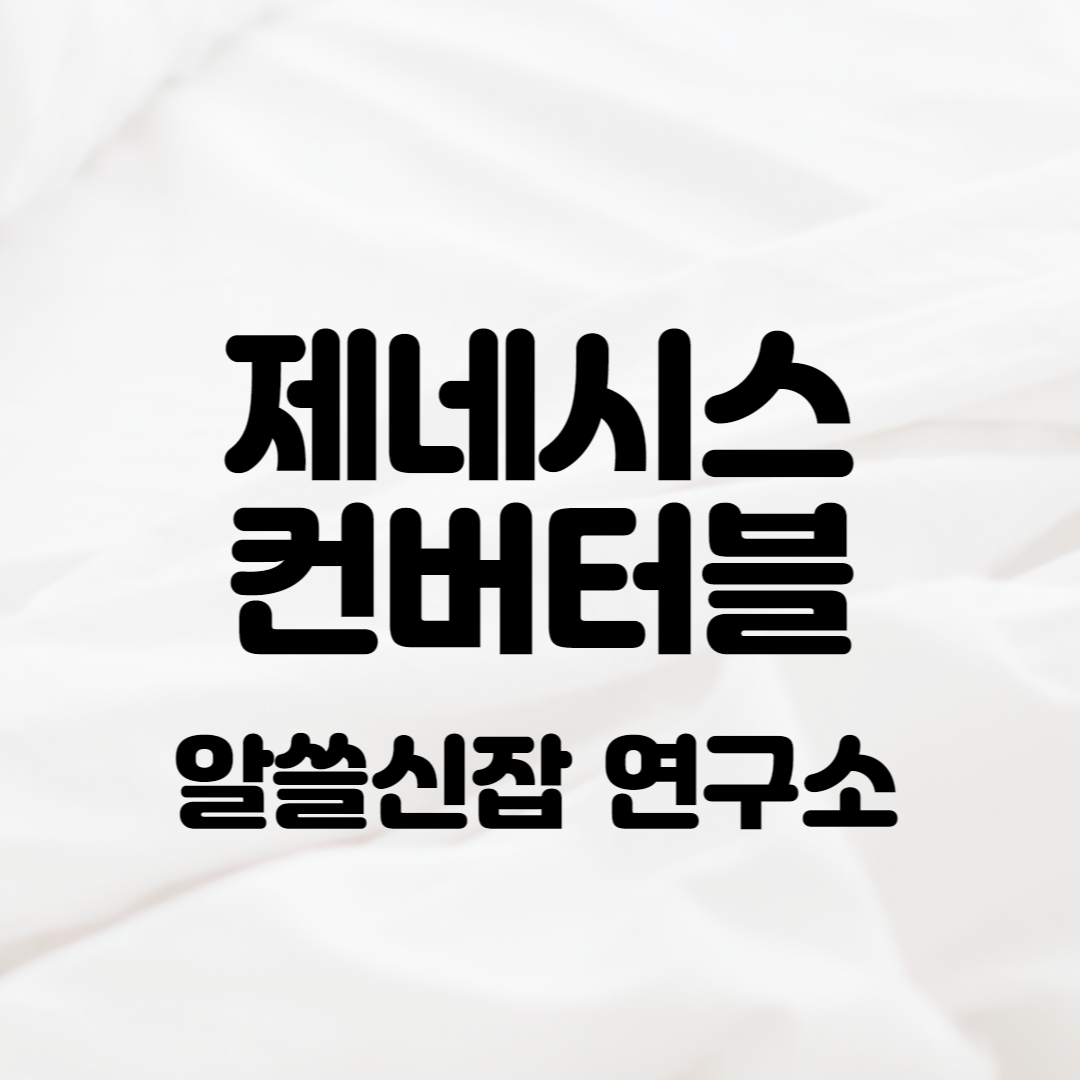 제네시스 컨버터블