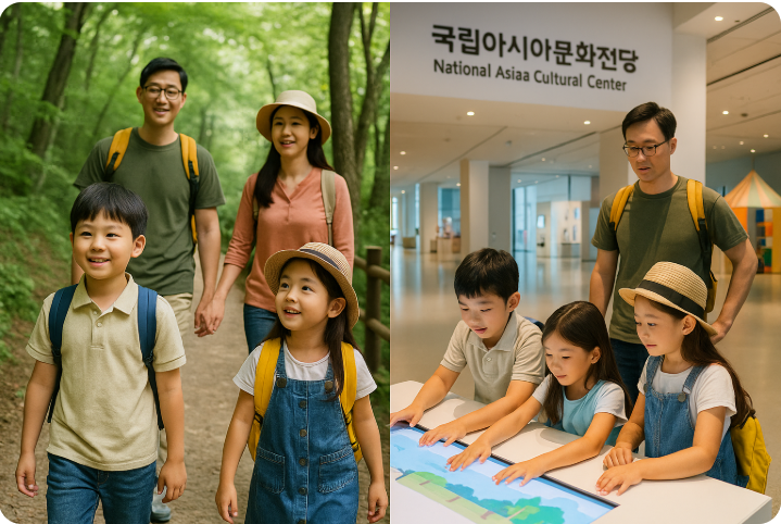 아이 동반 광주 무등산 산책과 국립아시아문화전당 체험