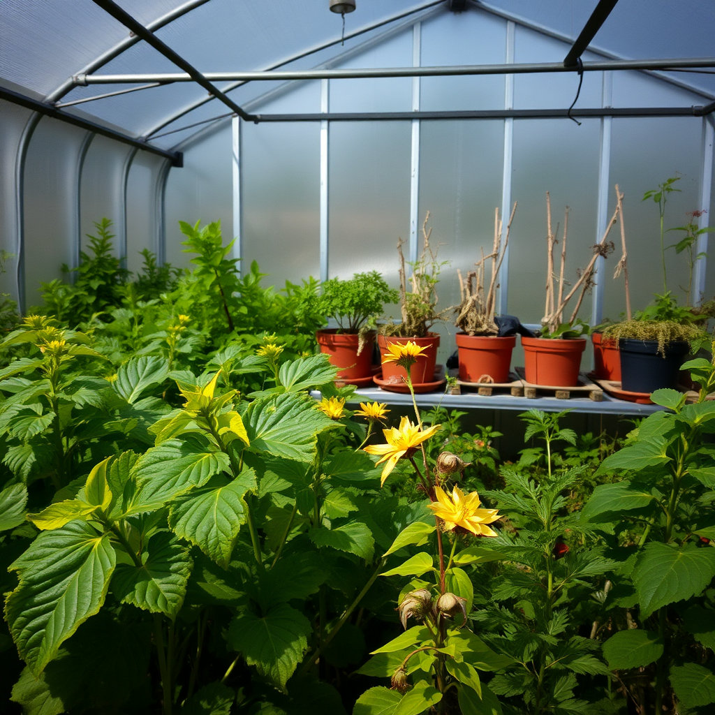 산소 부족 생육장해 식물