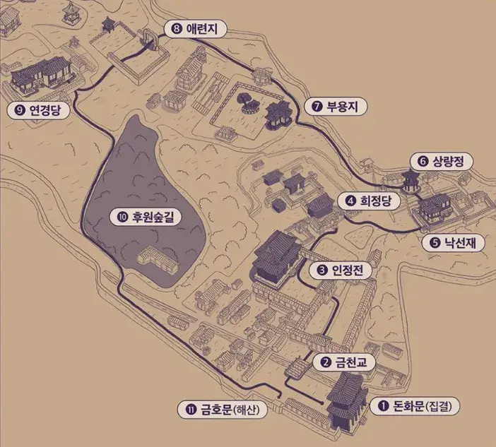 창덕궁-달빛기행-관람코스