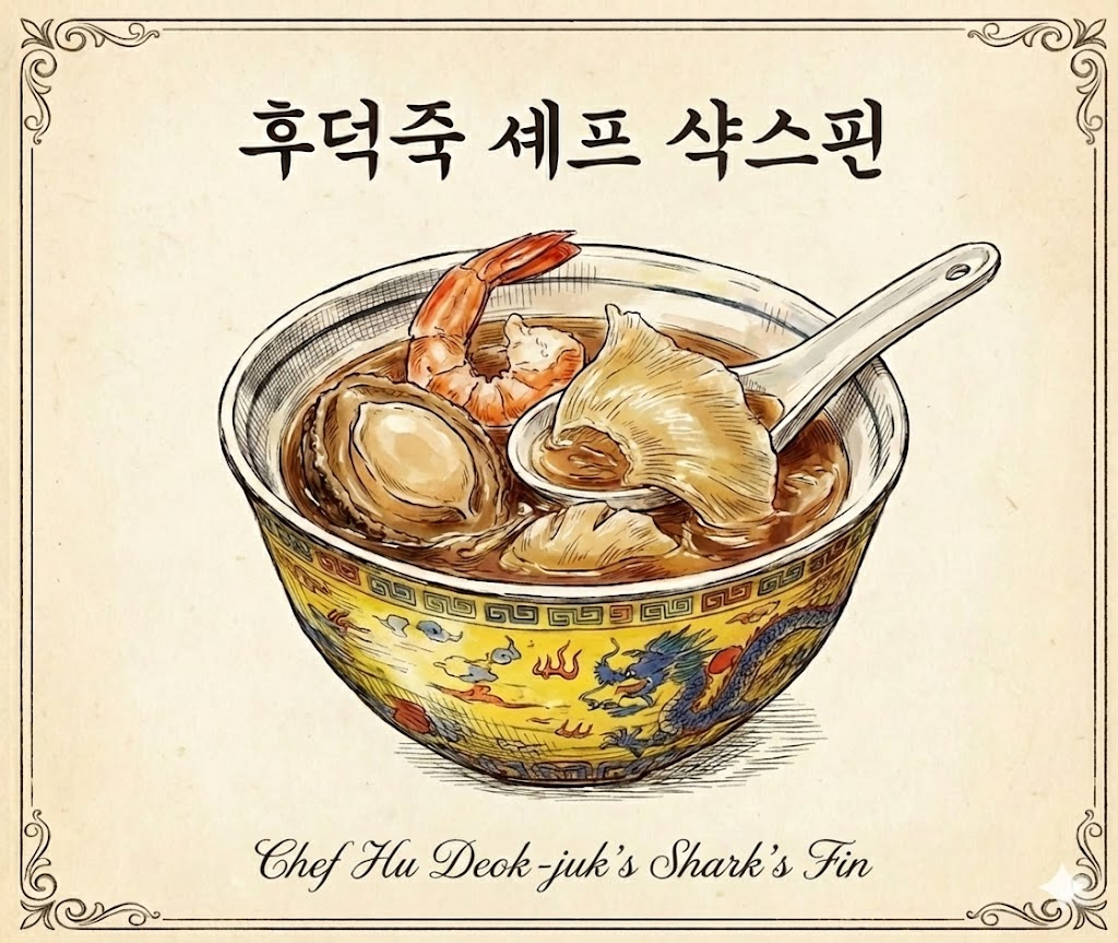 샥스핀: 거장 후덕죽이 설계한 중식 8대 진미의 결정체와 전처리 미학