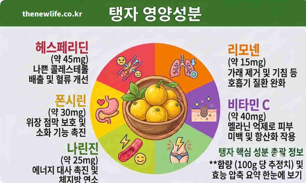 탱자 효능 영양성분