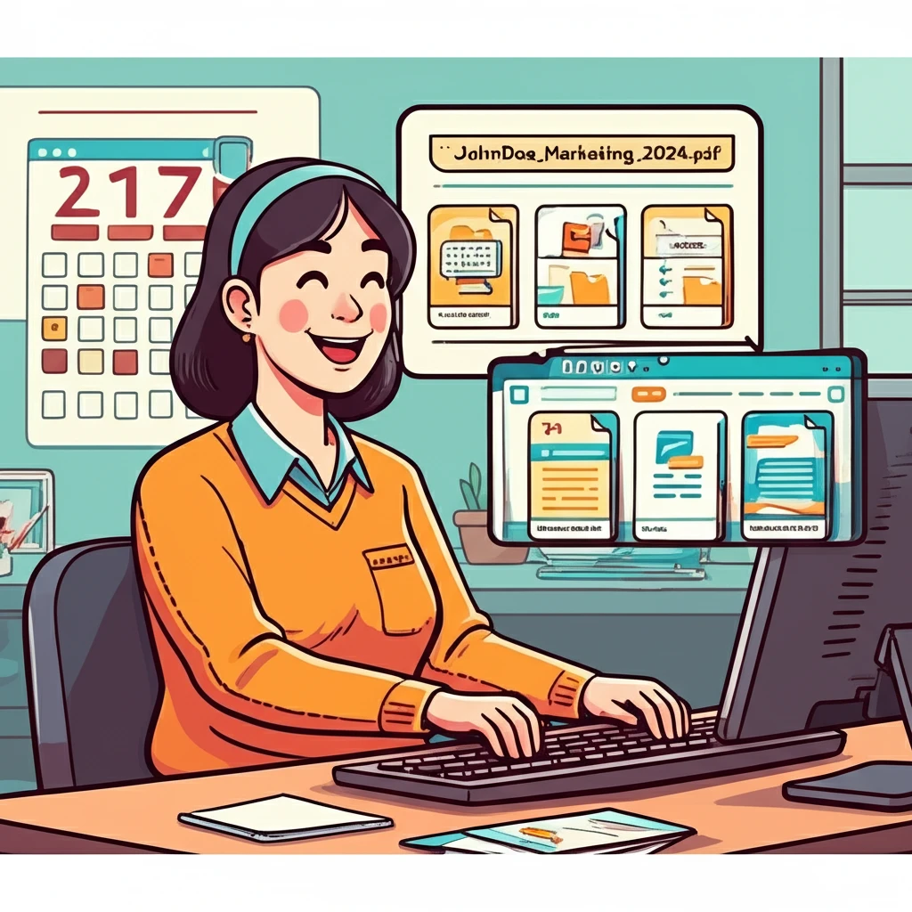 실수 ZERO! 이력서 파일명 작성 ..