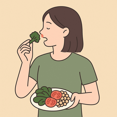 채식 위주의 식단은 코피가 자주나는 이유가 될 수 있어요.