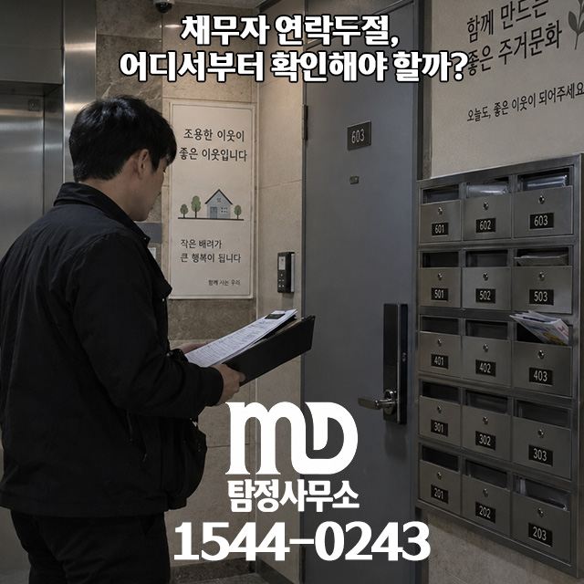 탐정 채무자 조사