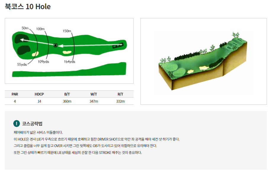 통도파인이스트 컨트리클럽 북코스 10