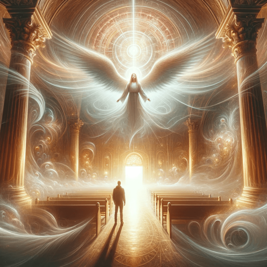 교회에서 천사를 보는 꿈