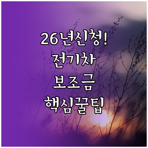 실시간 전기차 보조금 현황 확인 및 ..