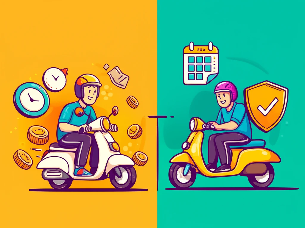 배달 보험 대물 1억 자손 5천 고보..