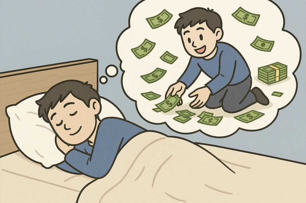 돈 줍는 꿈 해몽 – 진짜 재물운일까?