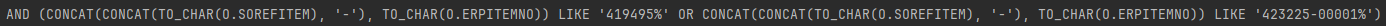 Final Optimized Query with CONCAT and LIKE Pattern