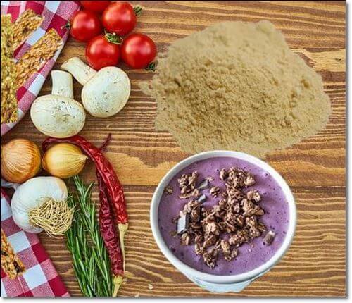 유청단백질과 채소