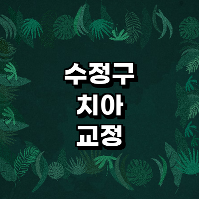 성남 수정구 교정 치과