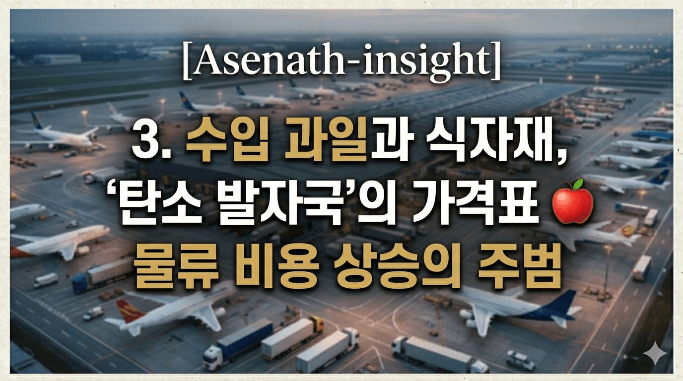 3. 수입 과일과 식자재, '탄소 발자국'의 가격표 🍎