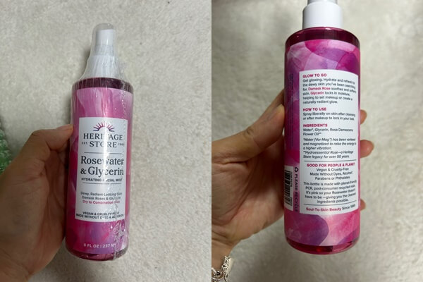 로즈워터 & 글리세린 하이드레이팅 페이셜 미스트