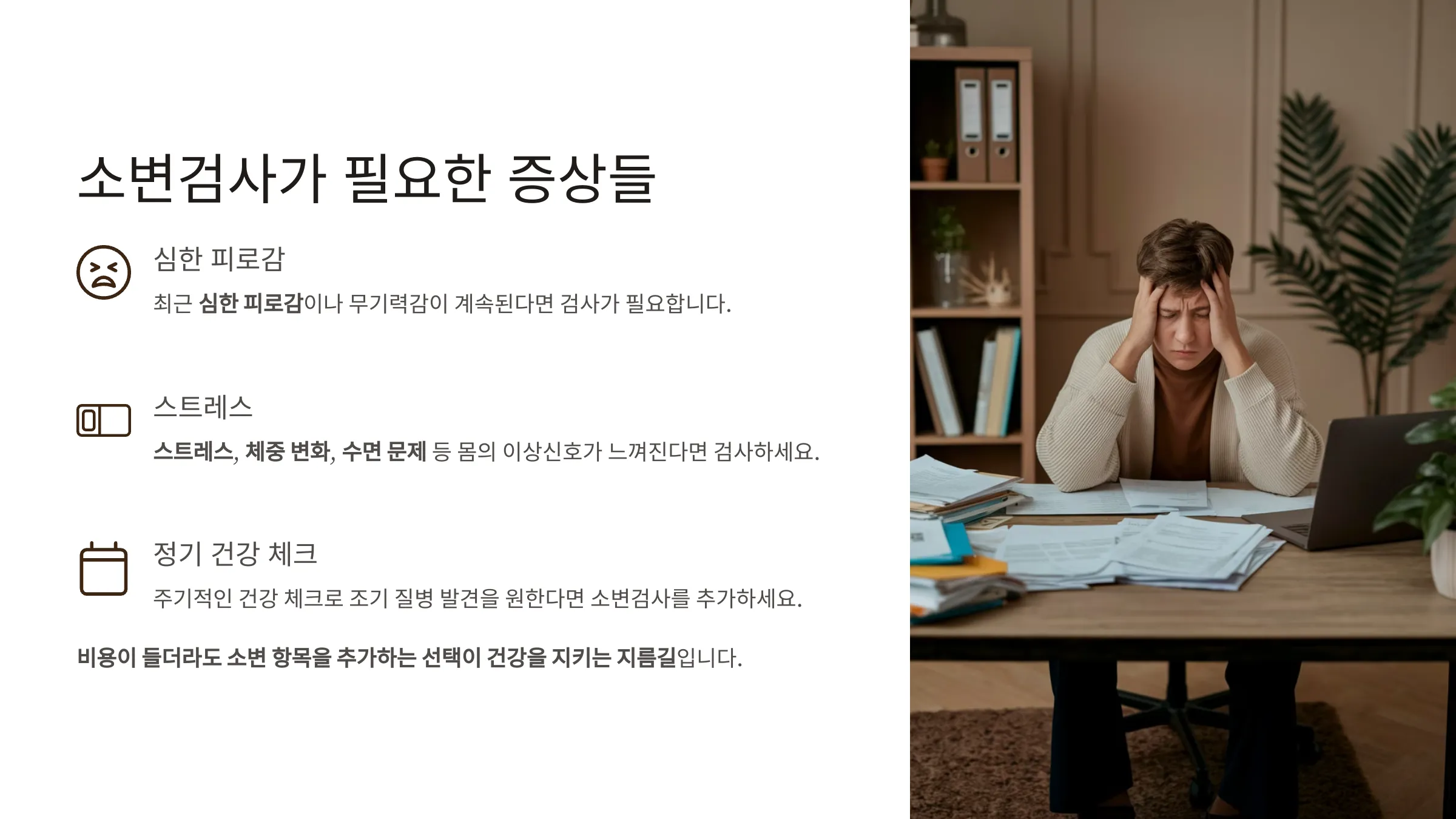 소변 검사가 필요한 증상 안내