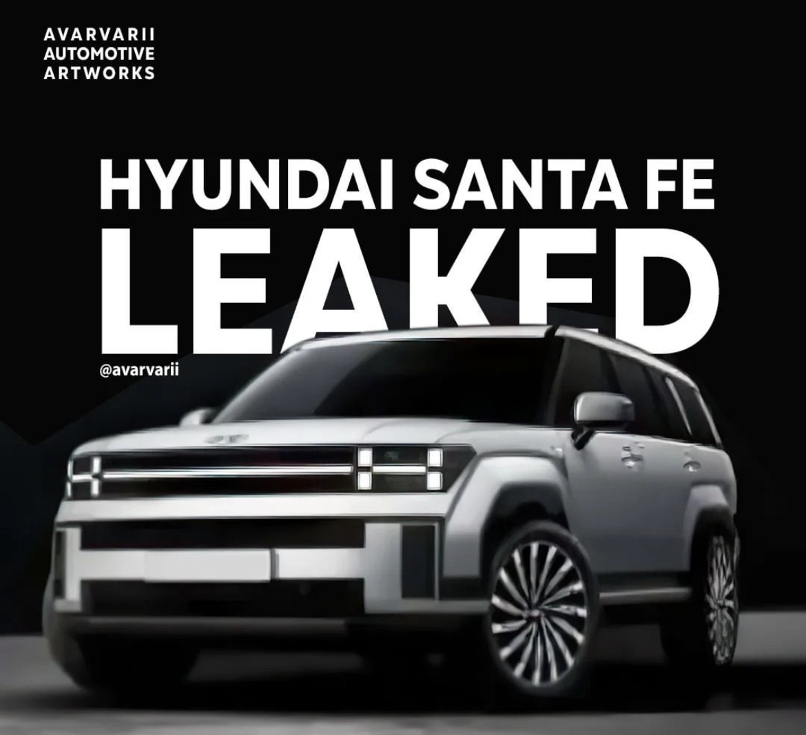 현대자동차 '싼타페 풀체인지(MX5)' (출처 : 인스타그램 @avarvarii)