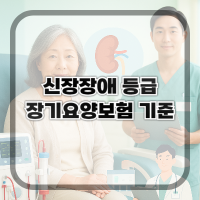 신장장애 등급과 장기요양보험 기준
