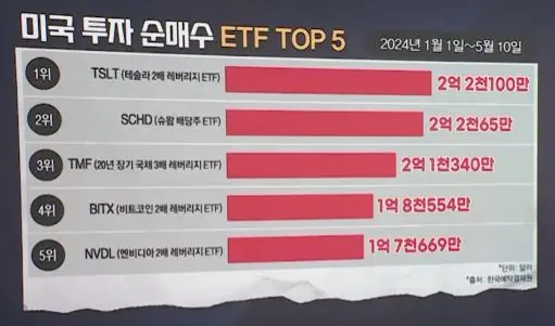 미국투자_순매수_ETF_TOP5