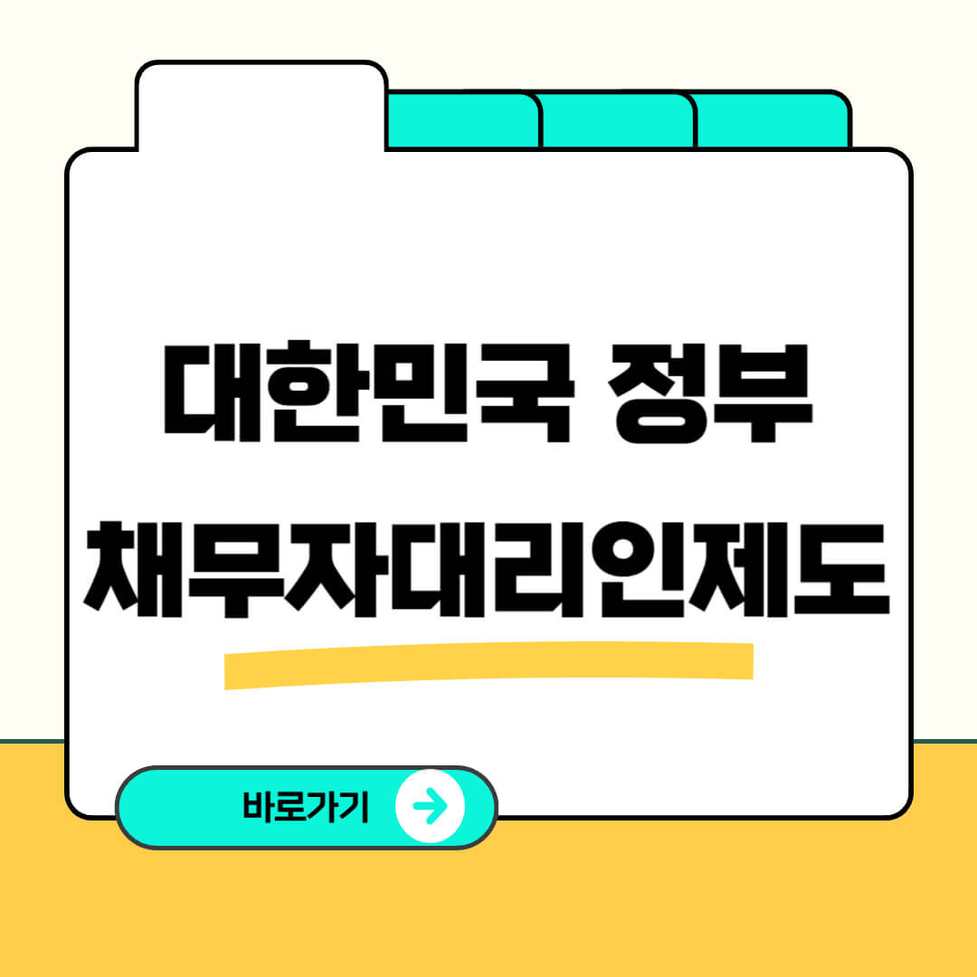 대한민국 정부 채무자 대리인 제도