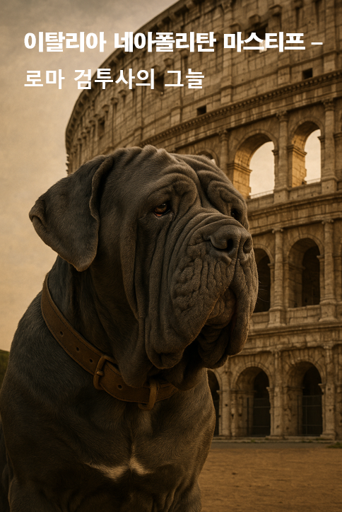 이탈리아의 네아폴리탄 마스티프 이미지
